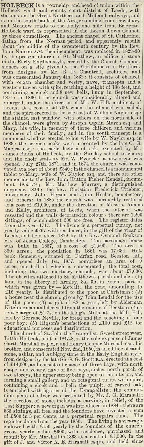 Holbeck 1886