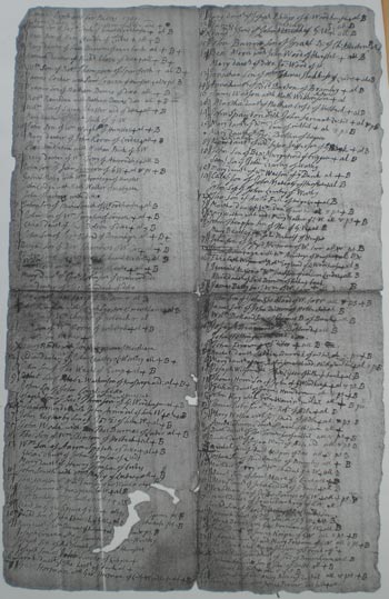 wharton bible 1701 list
