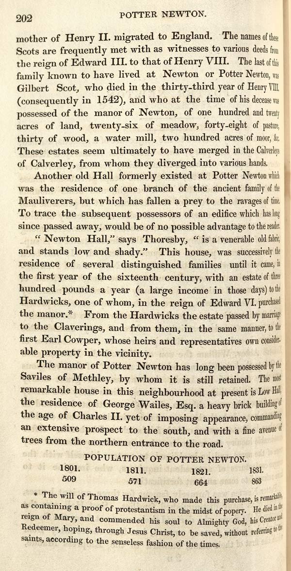 Potternewton 1834