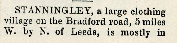 Stanningley 1853